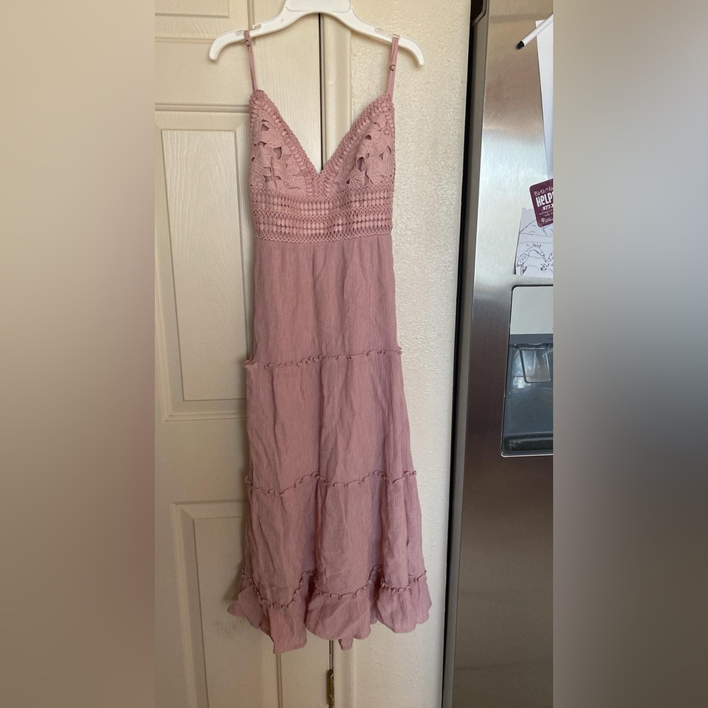 Baby pink dress